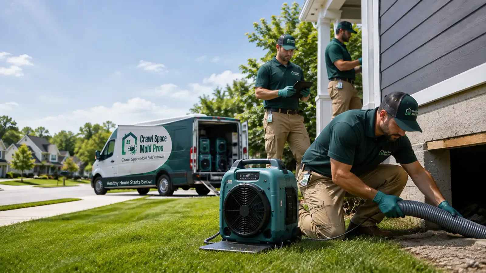 Crawl Space Mold Removal in Jolley, IA